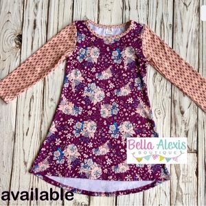 6/9m Purple floral dress